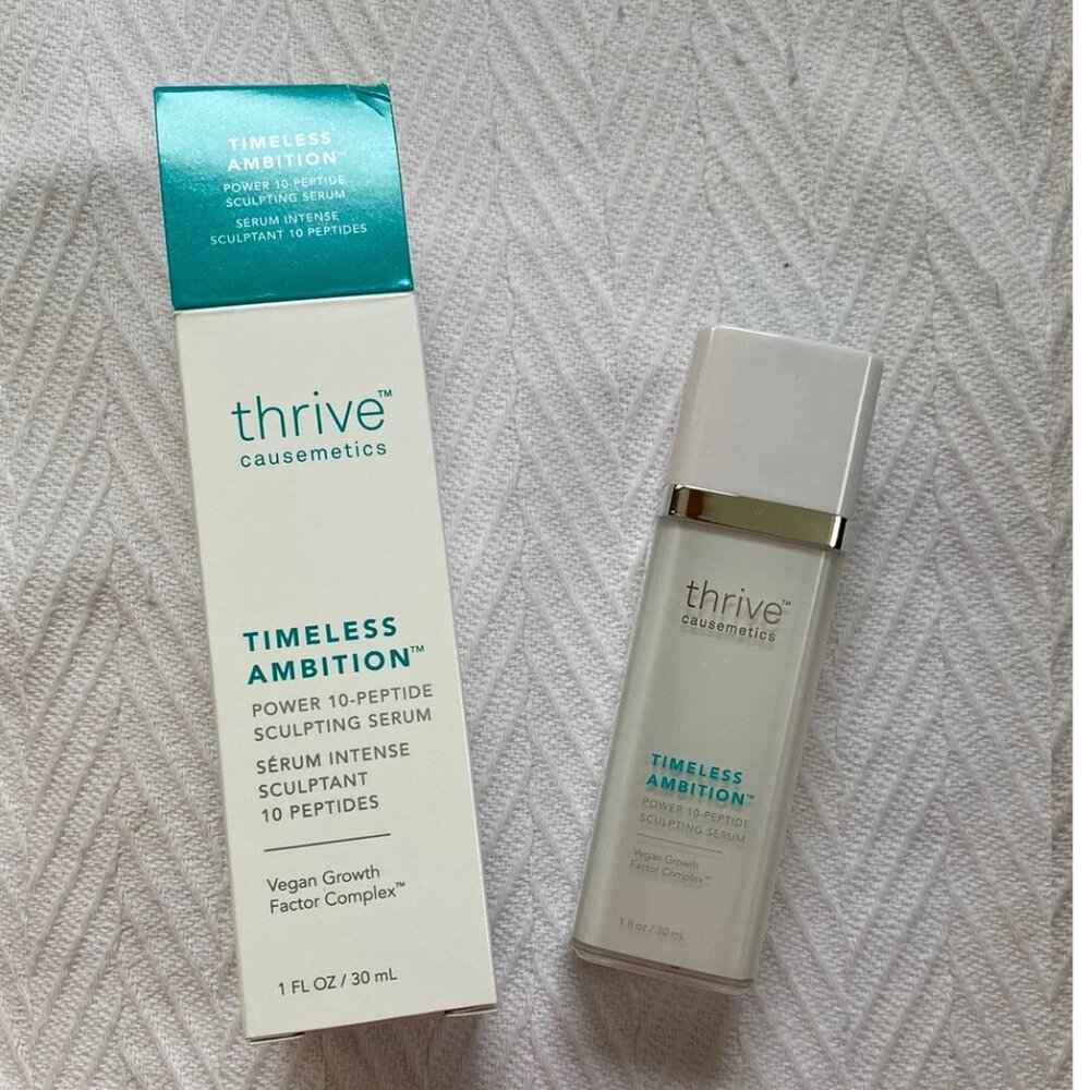 THRIVE CAUSEMETICS Timeless Ambition Power 10-Peptide Sculpting 1 oz NEW in Box